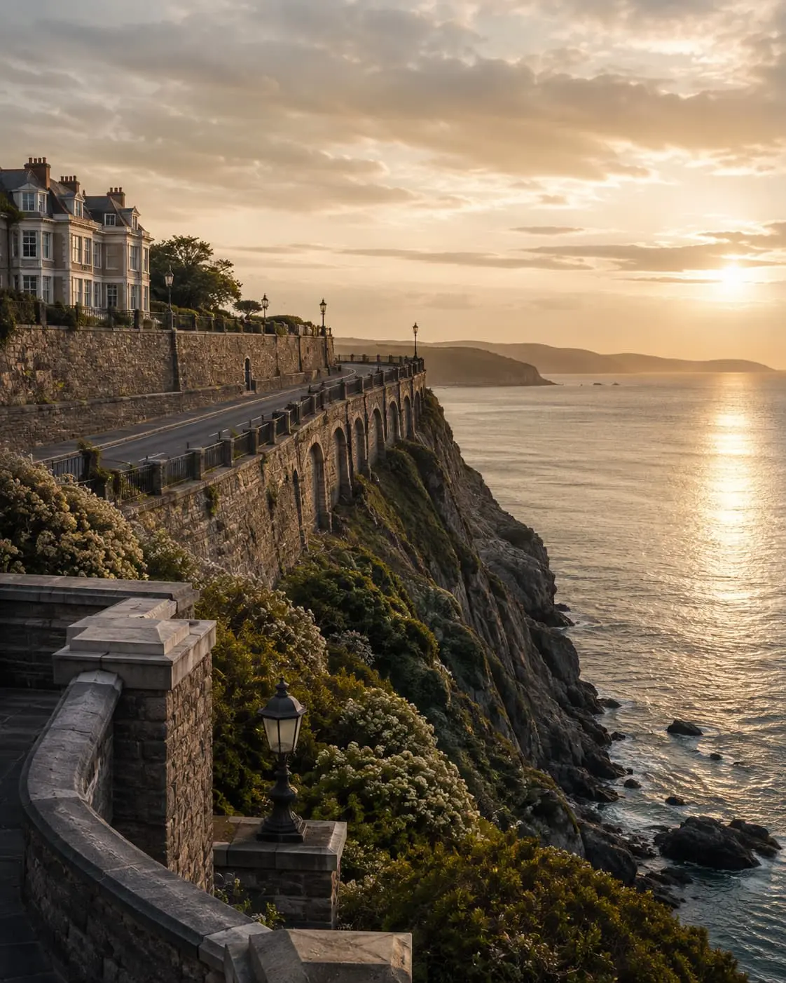 Isle of Man cliff coastline
